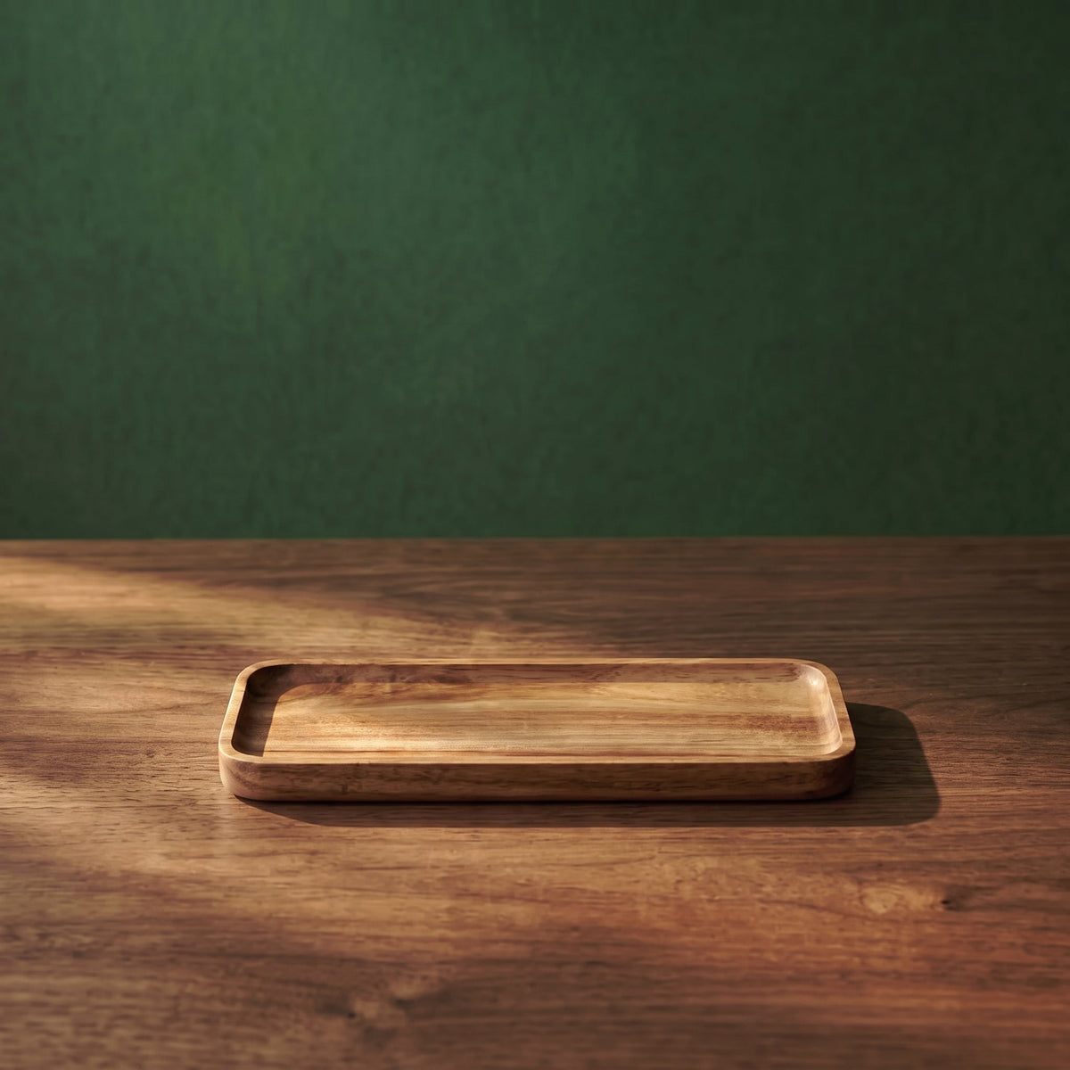 Bevelled Acacia Serving Tray – Four Sizes & Pack Options – product view 10