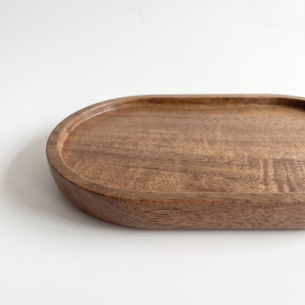 Matching Oval Wooden Trays – Set of Three – product view 2