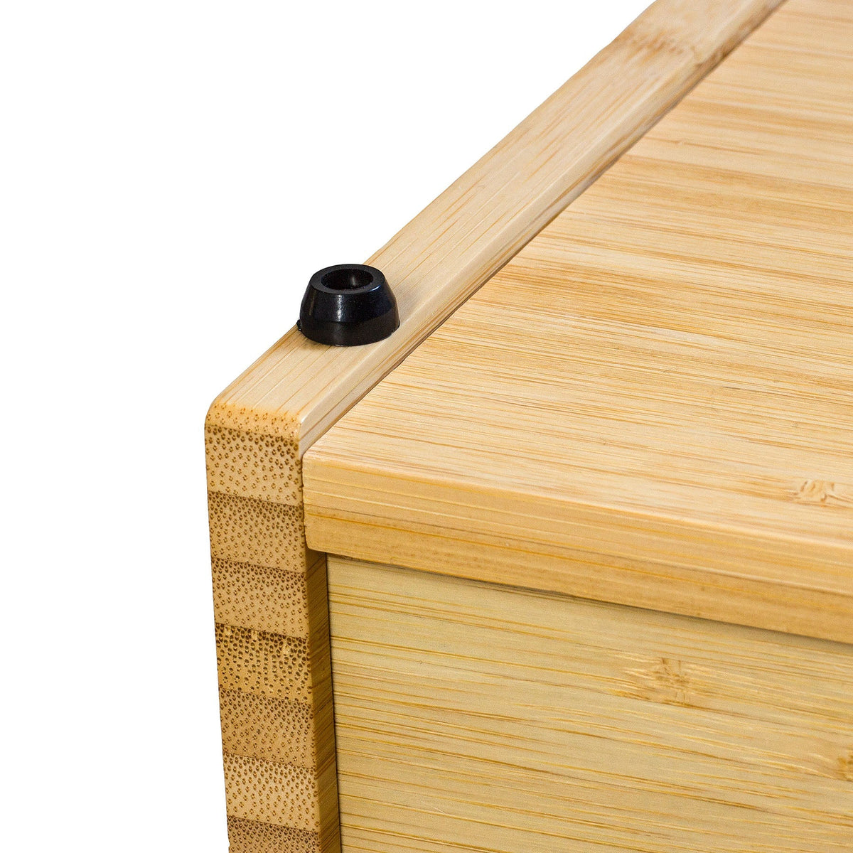 Bamboo Bread Bin with Removable Crumb-Groove Board – product view 6